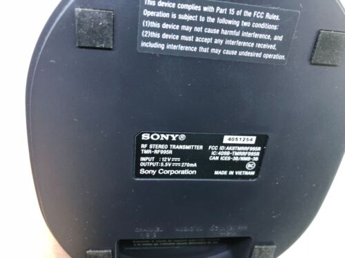 SONY WH-RF400R Auriculares Inalámbricos Transmisor Base de Carga SOLO - Imagen 4 de 4