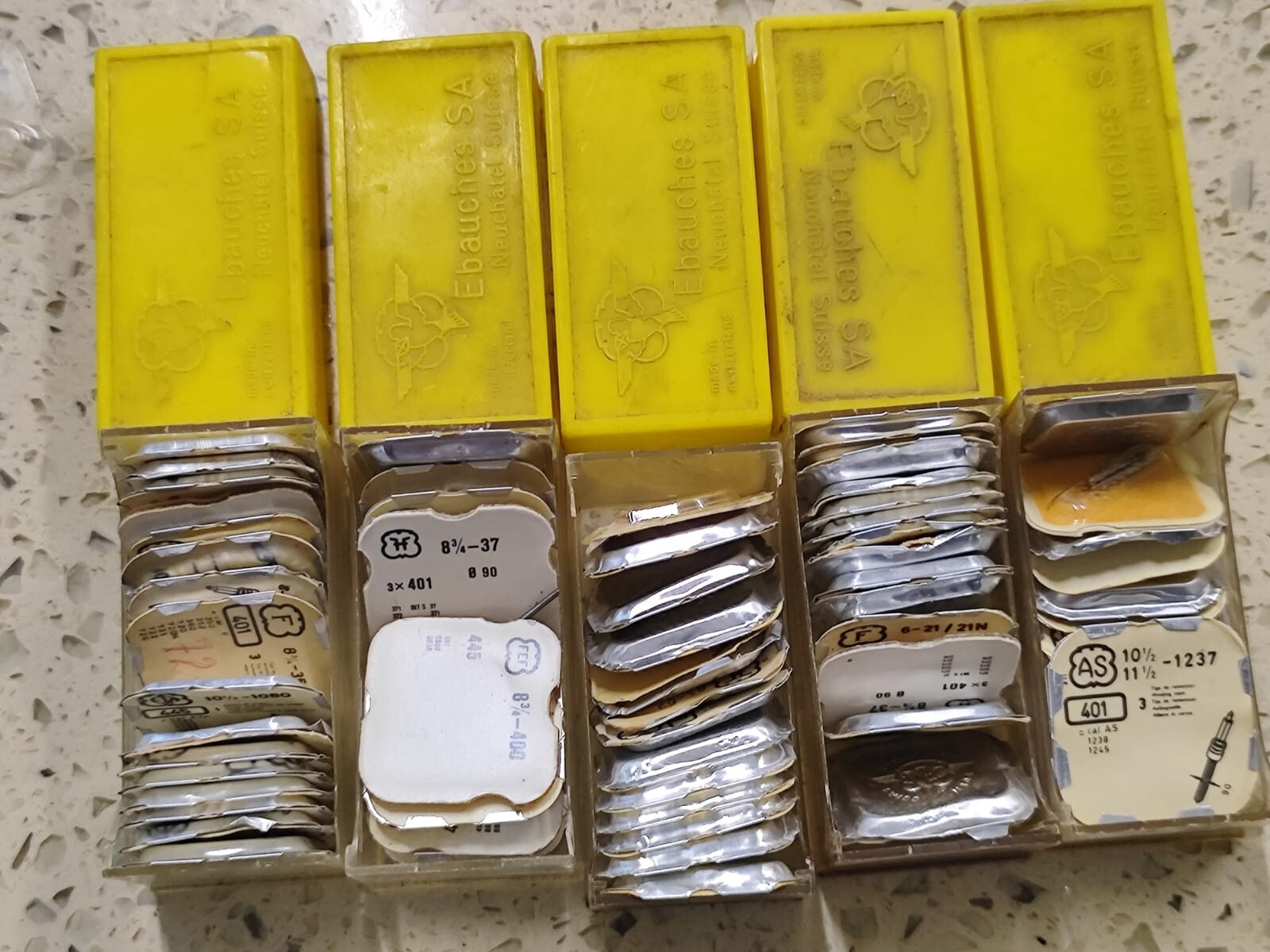 LOT Vintage  Swiss Part Watch Steem & Setting lever for swiss movement  NOS