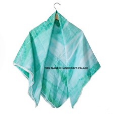 Grande Cotone Cravatta Tintura Sciarpa Estiva per Donna Leggero Morbido Puro