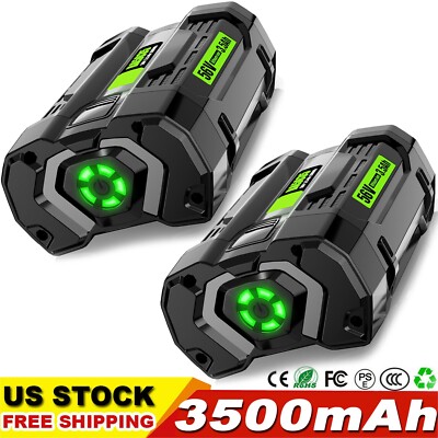 2X 3.5Ah 56V Lithium Battery For EGO Power+ BA2800 BA4200 BA1400 BA4200T BA1400T
