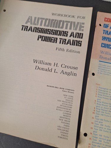 .Workbooks: Automotive Transmissions and Power Trains &Trans Hydraulic Circuts - Bild 5 von 13