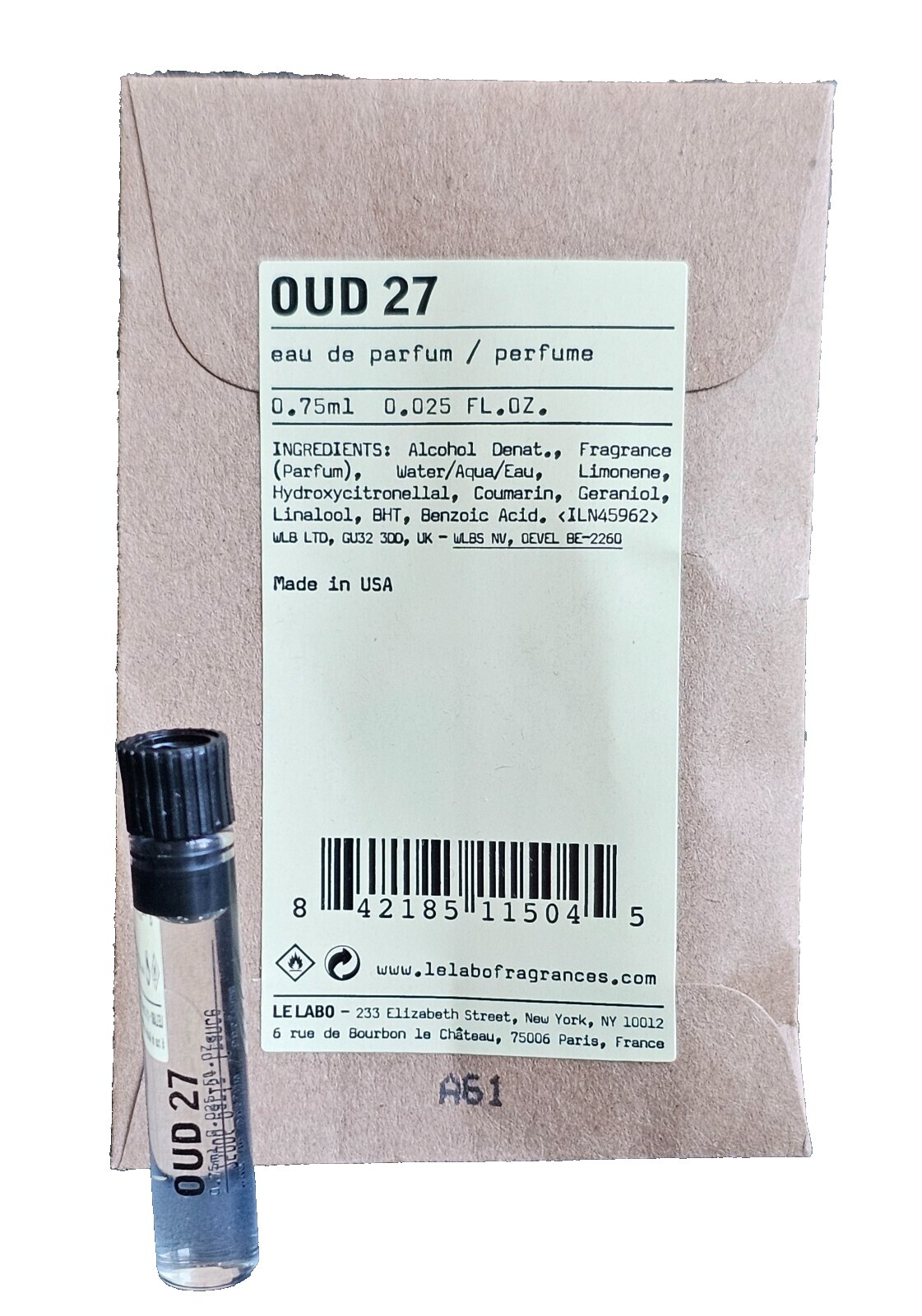 Oud 27 Le Labo | eBay