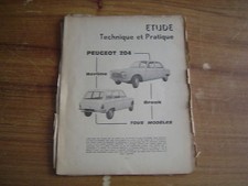 Revue technique Peugeot 204