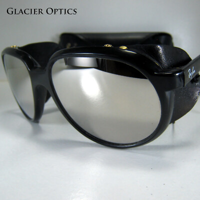 Vintage B\u0026l Ray Ban Cats 7000 Glacier Gloss Black L4125 Ski Frame for sale  online | eBay