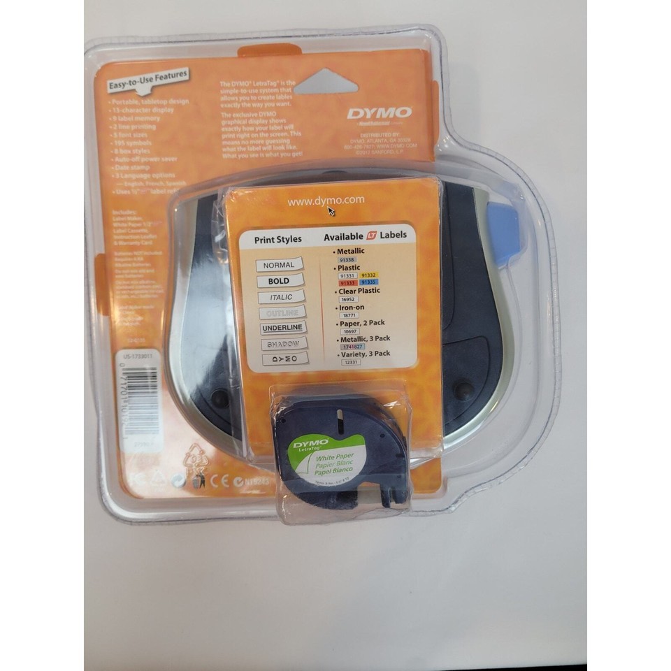 Dymo LetraTag LT100T Table Top Personal Label Maker eBay