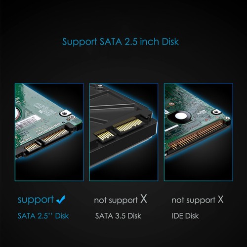 USB 3.0 to SATA 2.5" Adapter Converter Cable - UASP, 70% Faster,Plus a Case - Picture 8 of 15