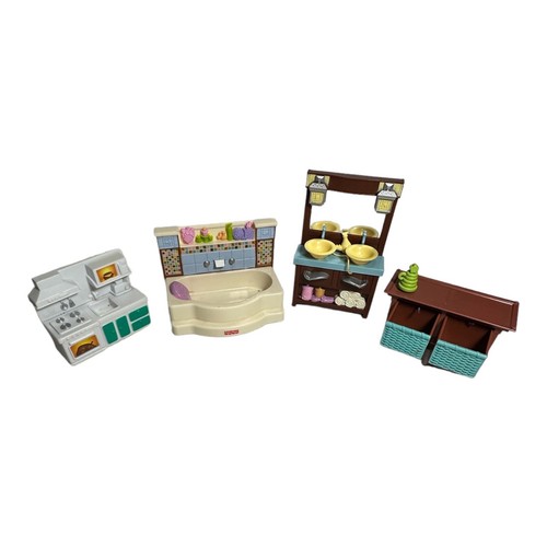 Fisher Price Loving Family Dollhouse Furniture Lot