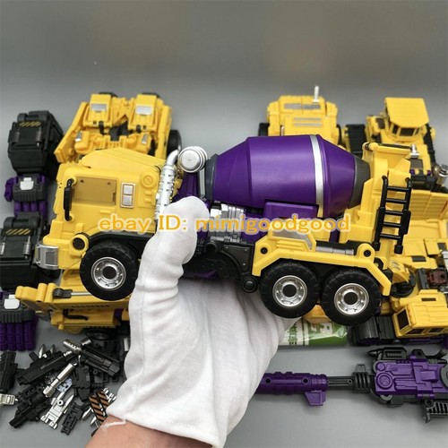 JinBao 8008 Devastator Decepticon Constructions G1 G2 6in1 Oversized 18in Robot - Picture 12 of 14