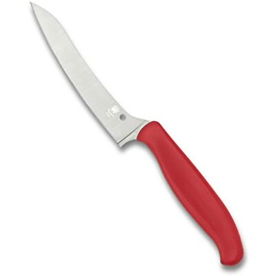 Spyderco Z-Cut Kitchen Knife with 4.4'' Pointed Tip CTS BD1N Stainless K14PRD