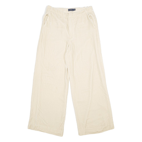POLO RALPH LAUREN Velvet Womens Sweatpants Beige Straight L W30 L30