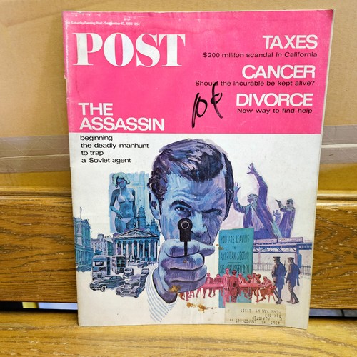 Saturday Evening Post Magazine September 10,1966 The Assassin VINTAGE ADS - Bild 1 von 6