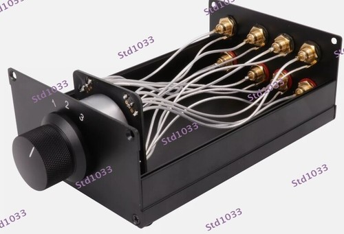 High End Audio Source Switcher Selector RCA Input Output Splitter HiFi DIY 1PC - Picture 4 of 4