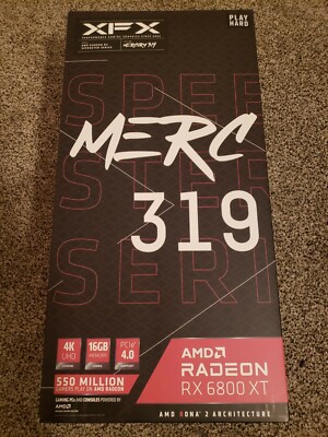 XFX Speedster MERC319 AMD Radeon RX 6800 XT 16GB GDDR6 Graphic Card