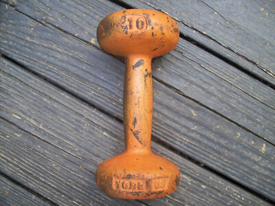 Demi Haltère York Blob 32.5 Lbs Vintage - Occasion, Strongman Grip Training
