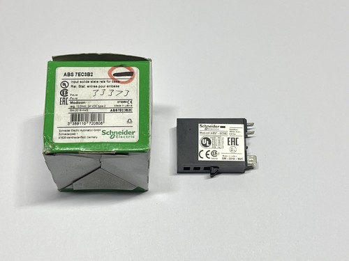 Schneider Modicon ABS7-EC3B2 Type 2 Plug In Solid State Relay 24VDC 072080 - 第 1/6 張圖片