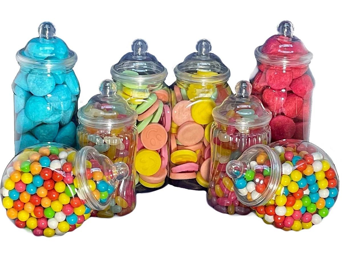  8 Pound Container 3/4 Clear Glass Flat Beads : Arts