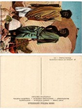 Old postcard AK EGYPT Egyptian Types and Scenes-Bisharins (422083)