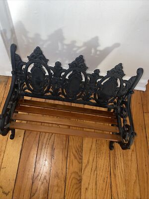 UpperDeck LTD Bench Cast Iron Doll Vintage Heavy Miniature UpperDeck LTD Bench Cast Iron Doll Vintage Heavy Miniature