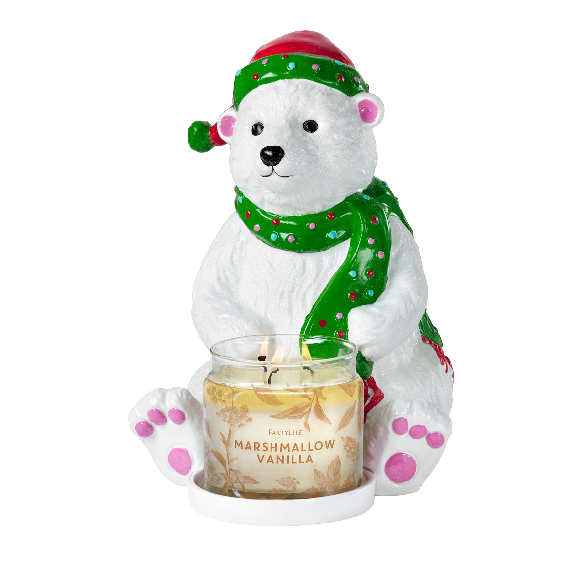 Porte-Bougie Pingouin PartyLite - Occasion Fonctionnel - Décoration Lumineuse
