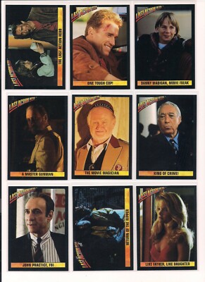 1993 The Last Action Hero Movie Trading Cards You Pick / Choose From List / bx10