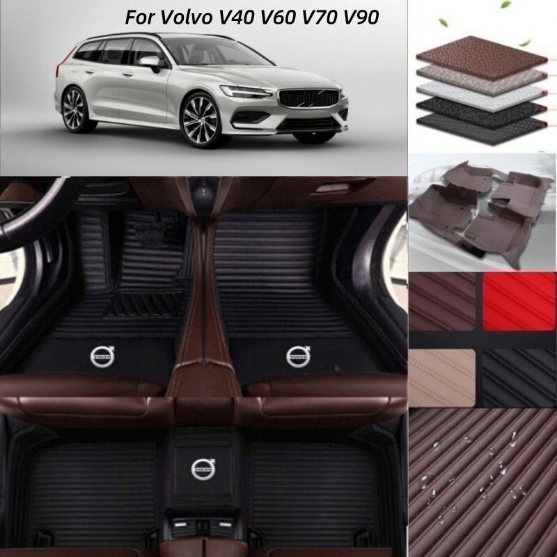 Premium Handmade Car Carpets for Volvo V40 V60 V70 V90 Floor Mats & Liners  