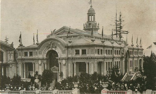 POSTCARD 1909 AK-Yukon-Pacific Expo Seattle #56 Oriental & European Building (Z)