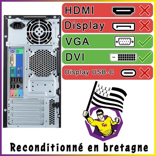 PC Acer Veriton M430g MT Schermo 27 " AMD Athlon II X2 260 RAM 8Go HDD 500Go W10 - Foto 7 di 7