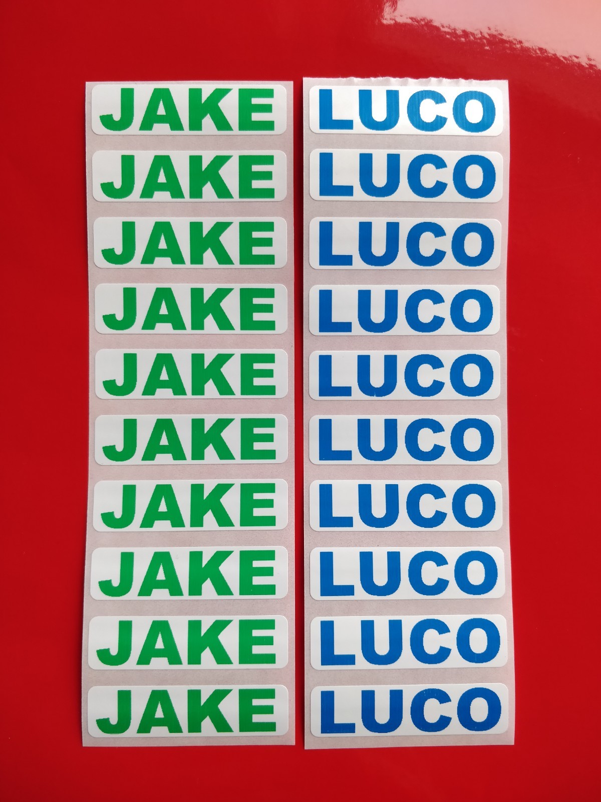 Stick on Name Labels School Children Stickers Personalise Tag for ...