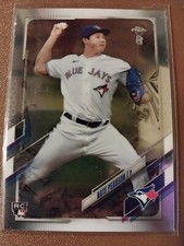 2021 NATE PEARSON TOPPS CHROME BEN BALLER BASEBALL ROOKIE CARD RC #136 BLUE JAYS