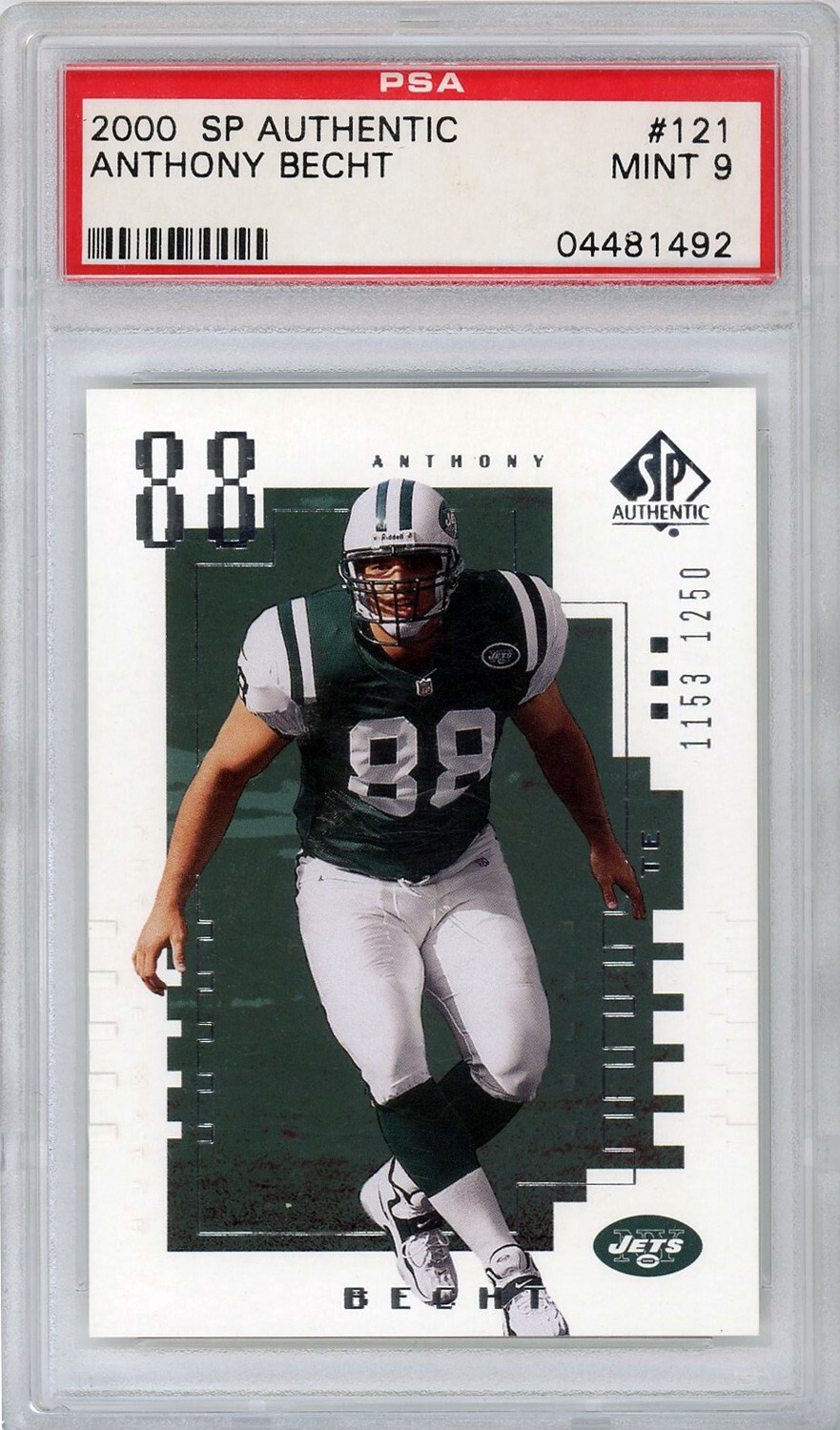 Anthony Becht SP Authentic #121 Base