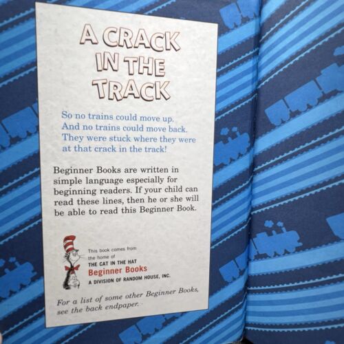 Thomas & Friends A Crack in the Track HC Seuss Beginner Book 2001 - 1st Edition - Picture 3 of 4