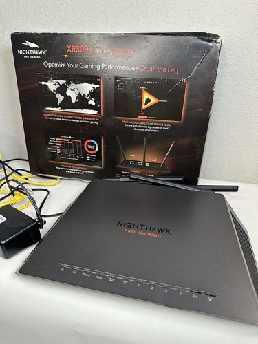 NETGEAR Nighthawk Pro Gaming Router XR300 - 2.4 - 5 GHz - USB 3.0 W/ Power Cord - Picture 11 of 14