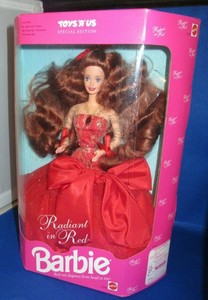 radiant in red barbie
