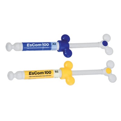 Spident EsCom100 Nanohybrid Composite Resin Kit - Dental Restorative Light Cure