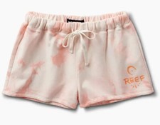 REEF Women's Knit Shorts/Trunks, Peach Tie-Dye, Size MEDIUM, NEW IOP