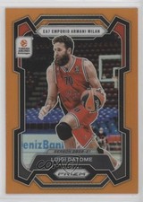 2023 Panini Prizm Turkish Airlines EuroLeague Orange 45/49 Luigi Datome #4 1pe9