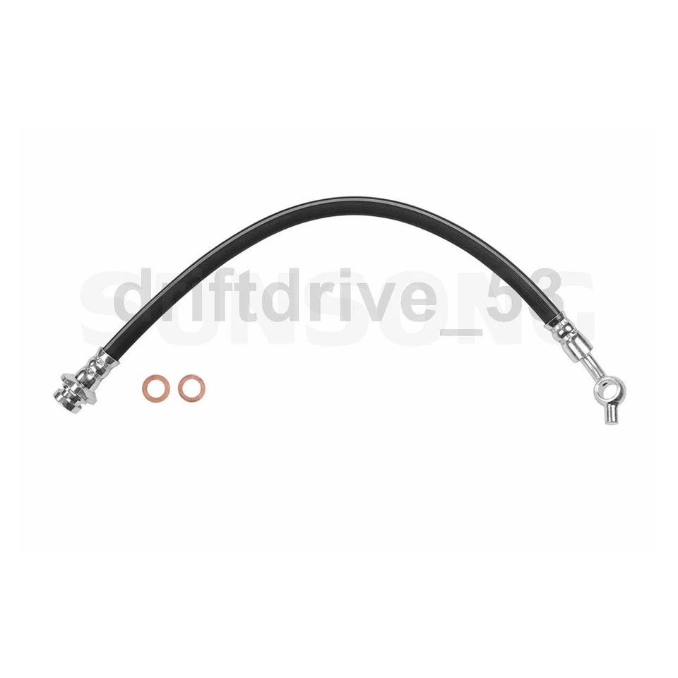 Par de mangueras de freno Sunsong para Nissan Frontier 2005 2006 2007 2008 2009 2010 Foto 3 de 4