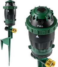 Aspersor de accionamiento de engranajes para patio, resistente 5 patrones 360 grados giratorio Water Spri