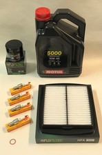 Service Kit fit GSF600 Bandit 600 95-99 Motul 5000 Oil Spark Plugs Air Filter