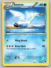 2016 POKEMON SWANNA BREAKPOINT 37/122 UC NM A90491 FREE S&H