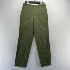 Vintage Vietnam Era Pants Men's 26x29 Green Fatigue Baker OG 107 Military Venus