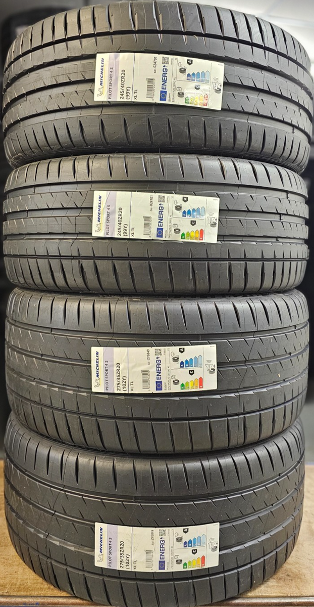 4X NEW MICHELIN PILOT SPORT 4S 275/35 ZR20 245/40 ZR20 UHP TYRES