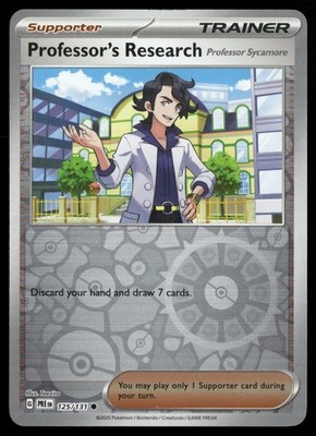 Professor's Research [Professor Sycamore] 125/131 SV: Prismatic Evolutions Rever