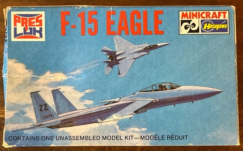 Set Of 2 Hasegawa 1/176 Minicraft Model Kits F-14 Tomcat #1171 F-15 Eagle #1172 - Picture 2 of 9