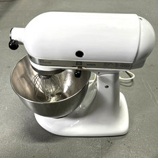 KitchenAid Batidora de Pie Clásica K45SS Unidad Base Blanca Batidor Cuenco Leer por Defectos