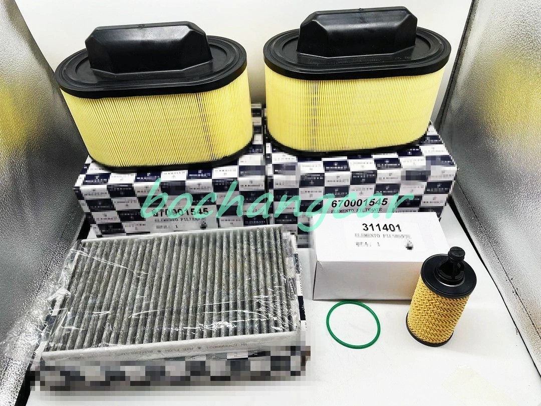 Oil  Air  AC Filters for Maserati V6 Gas Ghibli Quattroporte & Levante