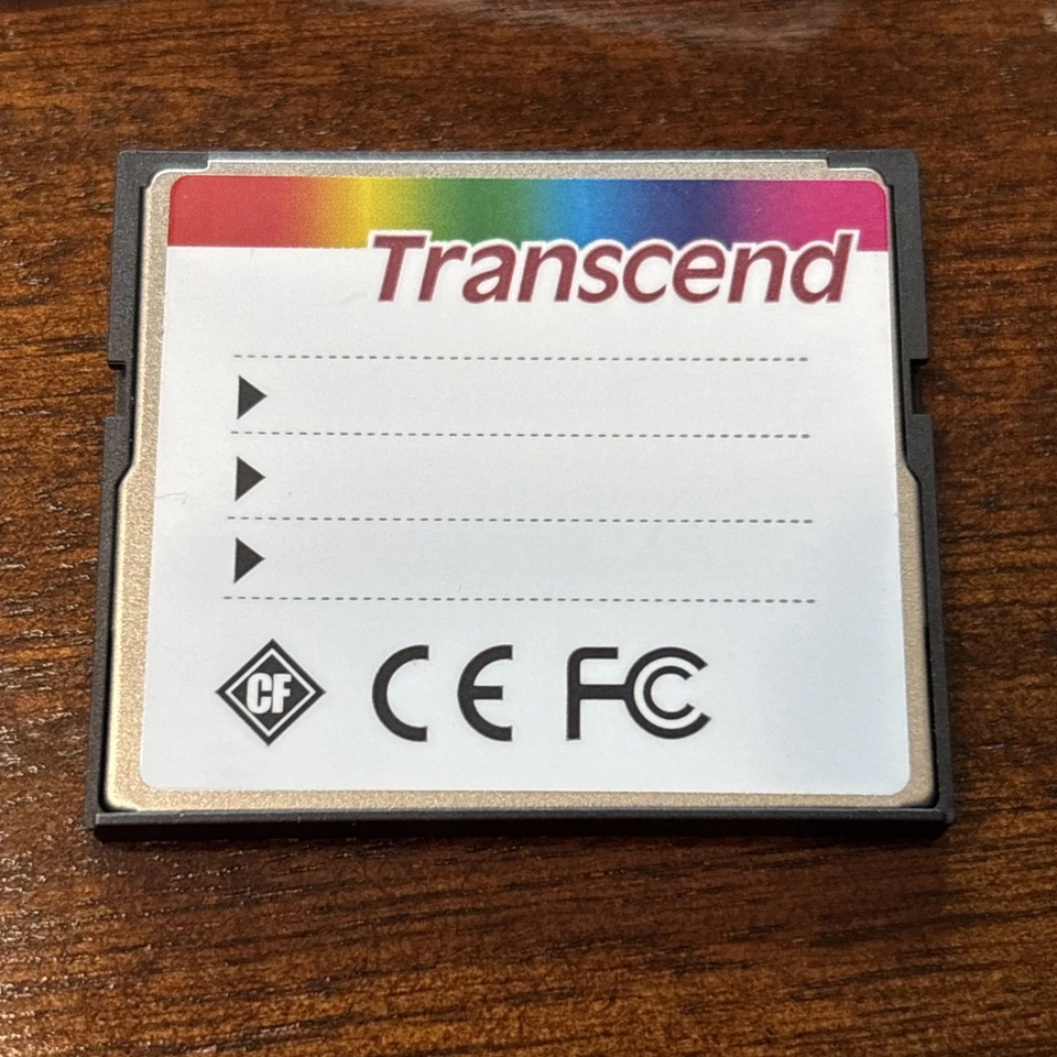 Lot of 6 Transcend 4GB CF 133X CompactFlash Cards 4GB - Used - Image 3 of 3