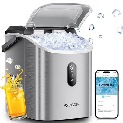 Ecozy EZN280BS Smart Nugget Ice Maker