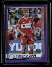 2025 Topps Chrome MLS #51 Christopher Cupps Purple Refractor #/75