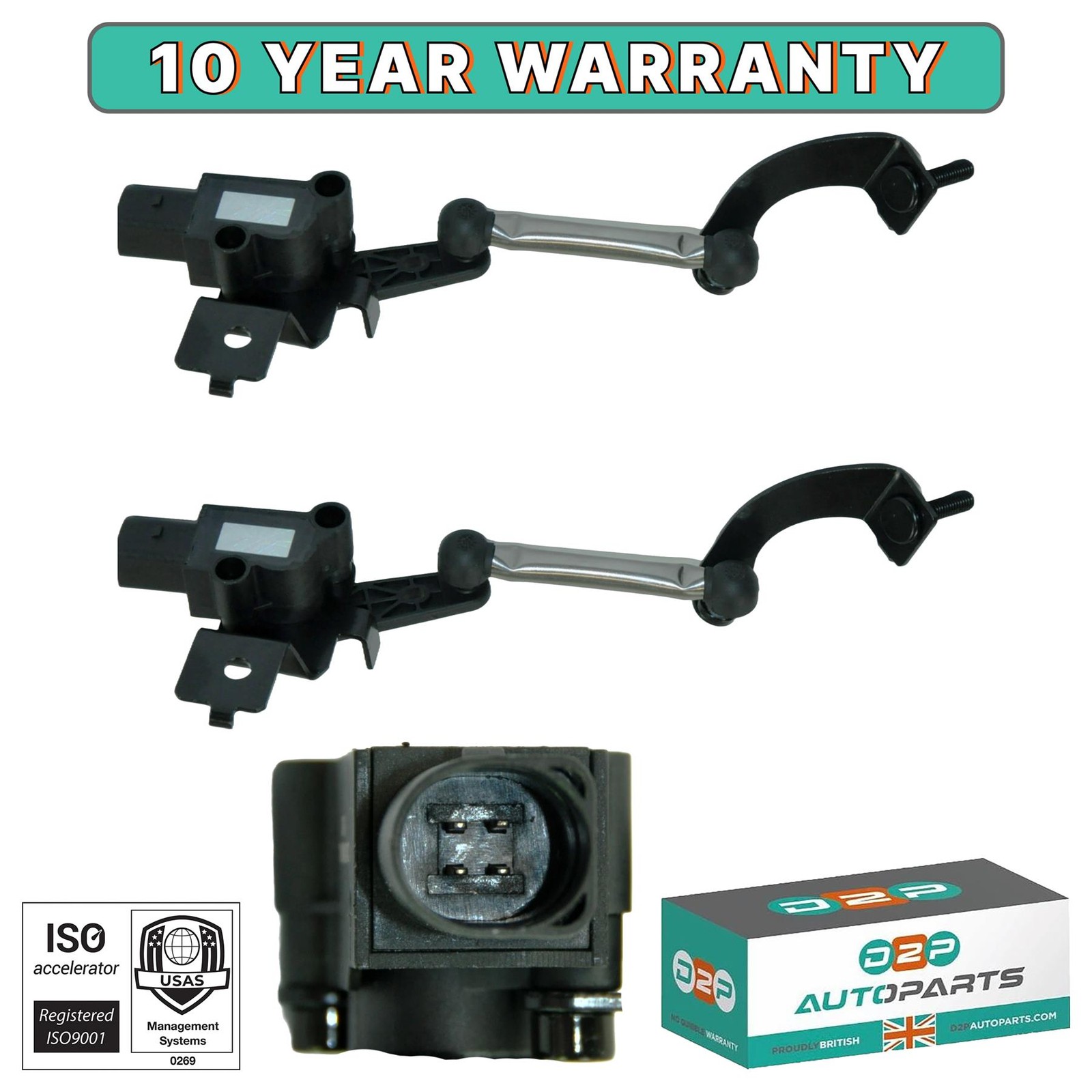 Front Headlight Level Sensor For Audi A3 8P18p7 8Pa, Q3 8Ub, 8Ug - Image 5